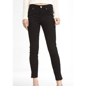 Black Express cropped ankle jeans